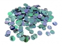 Confetti Metalic Round-10mm Light Blue 250g