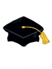 S/SHP BLACK GRAD CAP P30